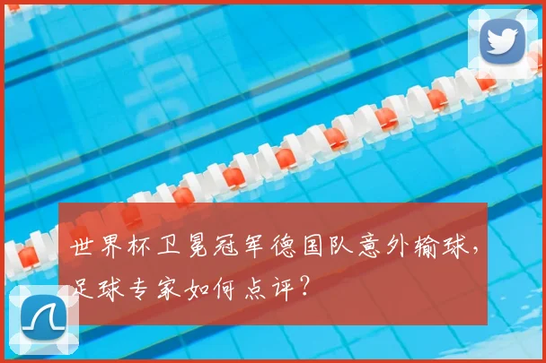世界杯卫冕冠军德国队意外输球，足球专家如何点评？